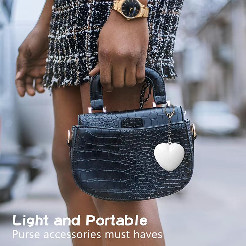 Girls' Backpack with Heart-Shaped Accessories Ambient Light USB Charging Touch-Sensitive LED Mini Night Light