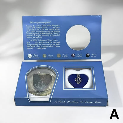 Oyster Pearl Necklace with Sterling Silver Pendant