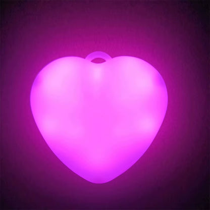 Girls' Backpack with Heart-Shaped Accessories Ambient Light USB Charging Touch-Sensitive LED Mini Night Light
